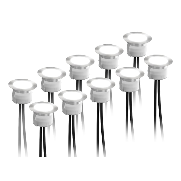 Smart Home, decklight kit, warm white light and RGB, silver