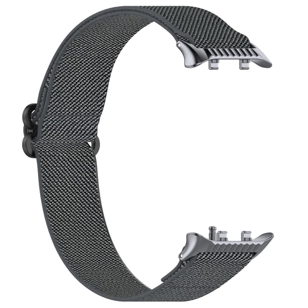 Huawei Watch D2 Nylon Elastisk Bånd: Justerbar & Vævet Rem DarkGrey DarkGrey