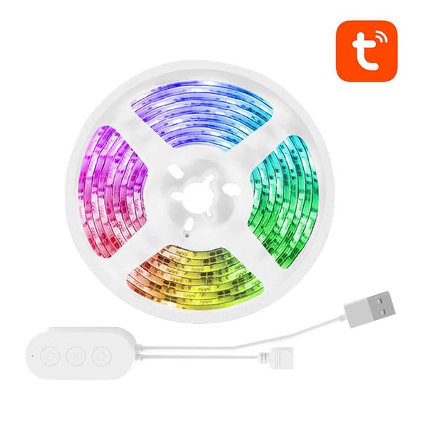 Smart WiFi RGB LED-ljuslist Gosund SL1 (2,8m), Tuya