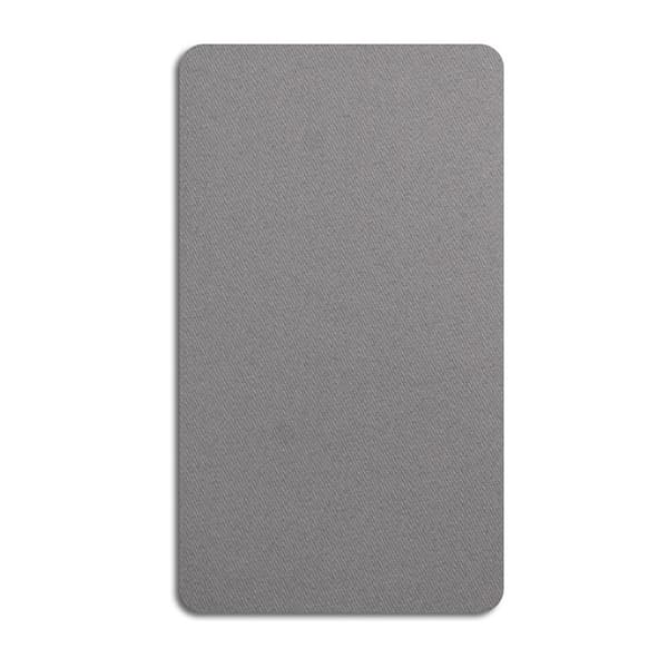 Självhäftande Twill Tyg Reparationslappar - 10-pack (Grå, 20x10cm)