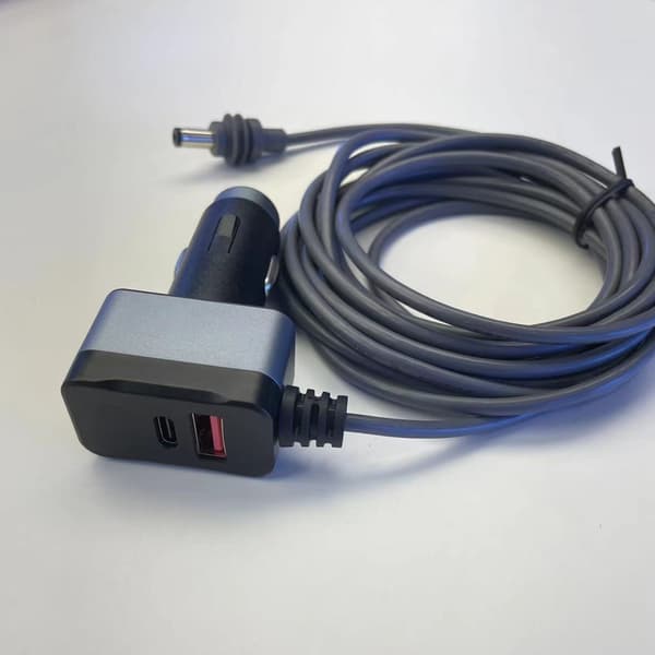 TR-69S Bil Cigarettænder Adapter med Digital Display