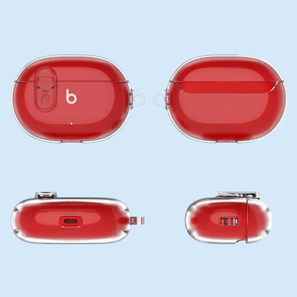 Gennemsigtigt TPU-etui til Beats Studio Buds Gennemsigtig