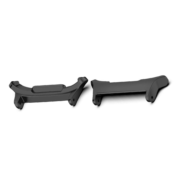 Rustfrit stål urrem konnektor Sort 22 mm