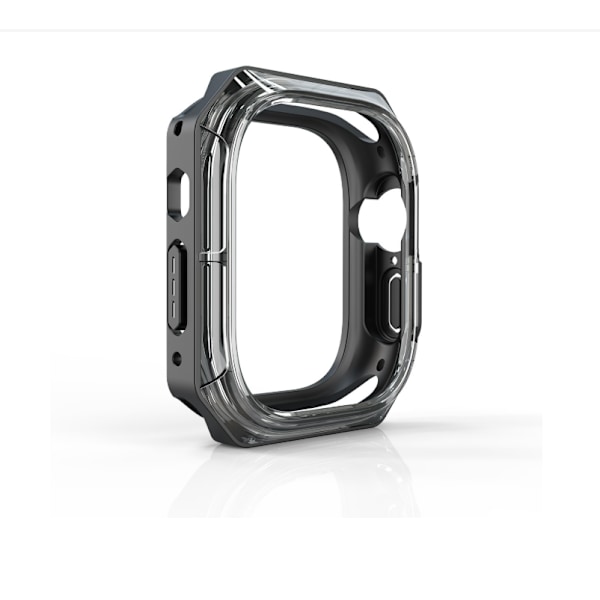 49 mm Apple Watch Ultra tofarvet beskyttelsesetui Sort