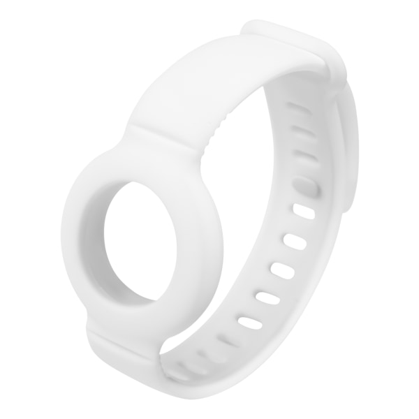 Apple AirTag silicone wristband, white