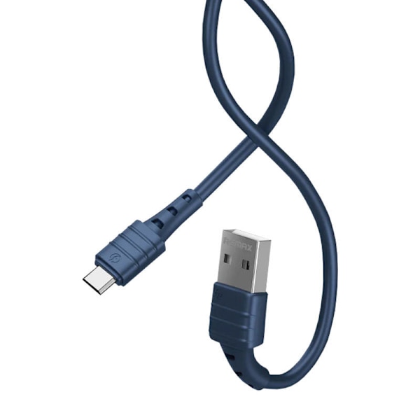 Kabel USB Micro Remax Zeron, 1m, 2,4A (blå)