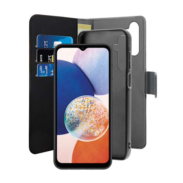 Samsung Galaxy A15 wallet, detachable, black
