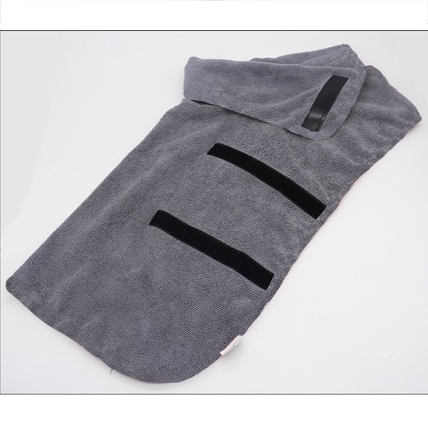 Extra Absorbent Pet Towel - Gray - XS (4-7kg Pets)