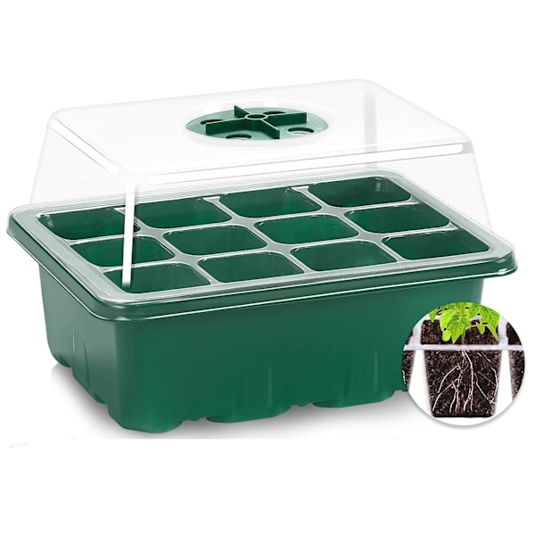 Förökningsbricka Krukor, Startbrickor för plantor 12 celler per bricka Träd