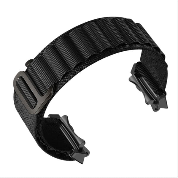 Kompatibel med nylonögla för Amazfit T-Rex 2 Black Black