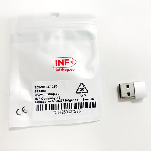 Adapter USB-C (hona) till USB-A 2.0 (hane) Silver Silver