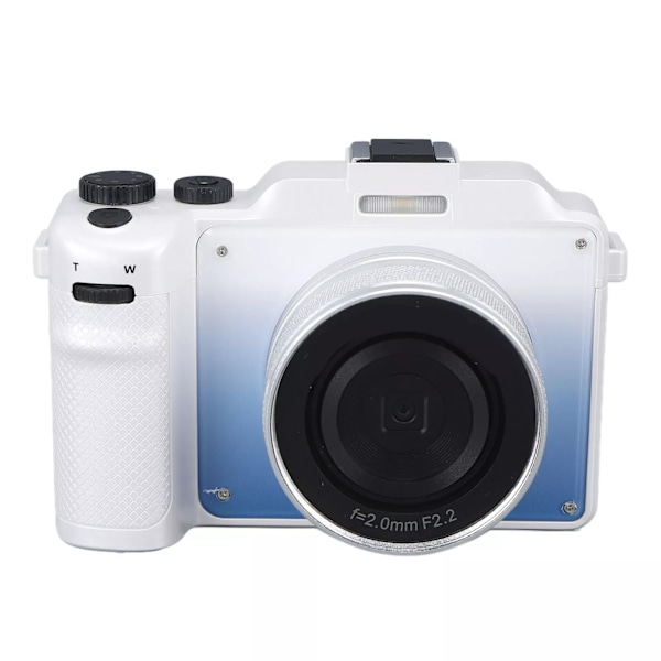 Digitalkamera 4K/48MP/18X digital zoom/stabilisering/autofokus/dubbelkamera Vit