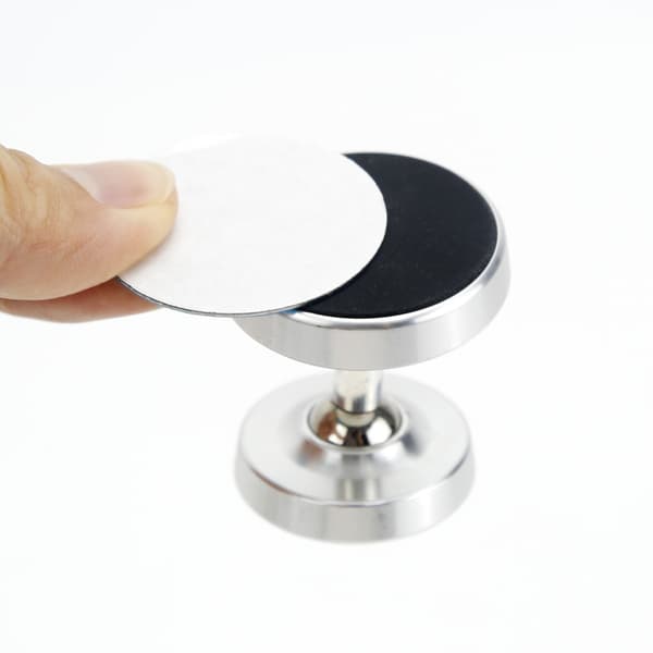 Magnetisk telefonholder til bilen 360 graders rotation Silver Silver