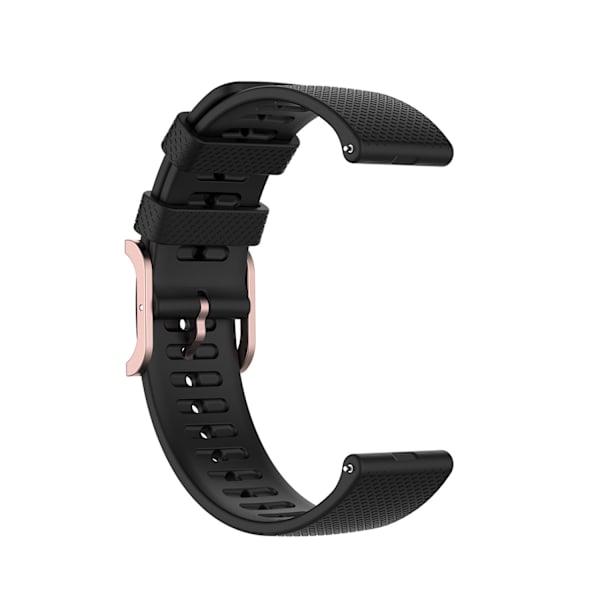 Silikonarmband för POLAR Pacer/Ignite/Vantage M2 Svart 22 mm