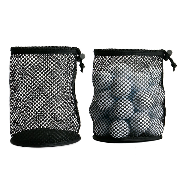 Golfbollsväska, Nylon Mesh Bag Håller 25-bitar