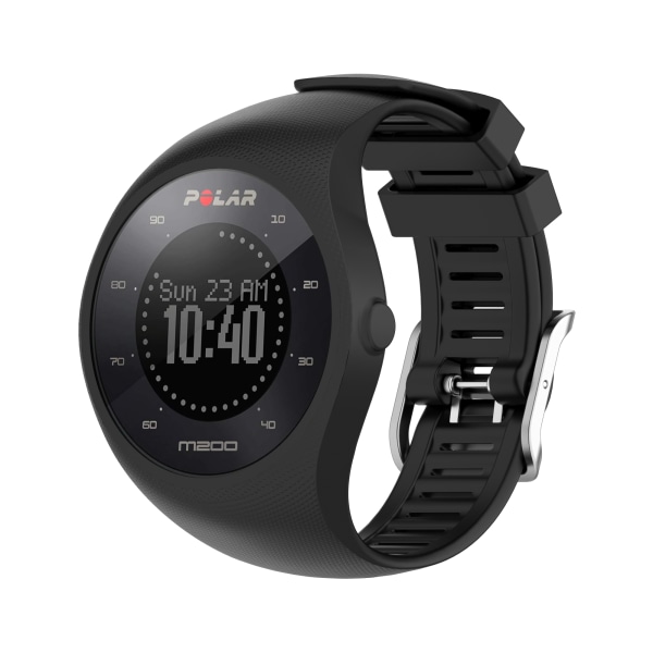 Polar M200 armbånd silikone Sort
