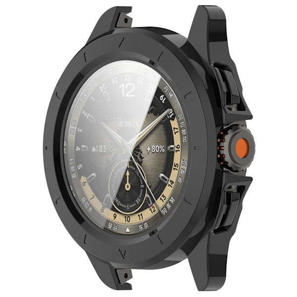 Etui med skærmbeskytter til Xiaomi Watch S4 Sort