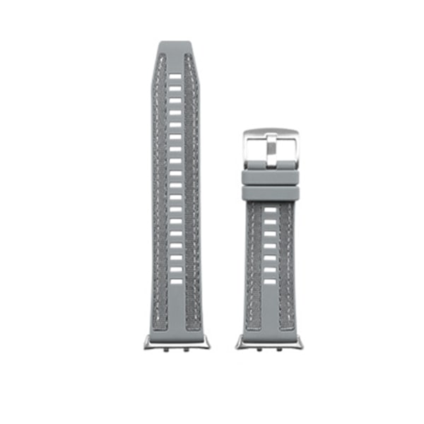 Vävd silikonklockarmband för Honor Watch 5 Grå