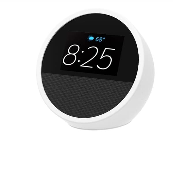 Skyddande silikonfodral för Echo Spot Smart Högtalare Vit
