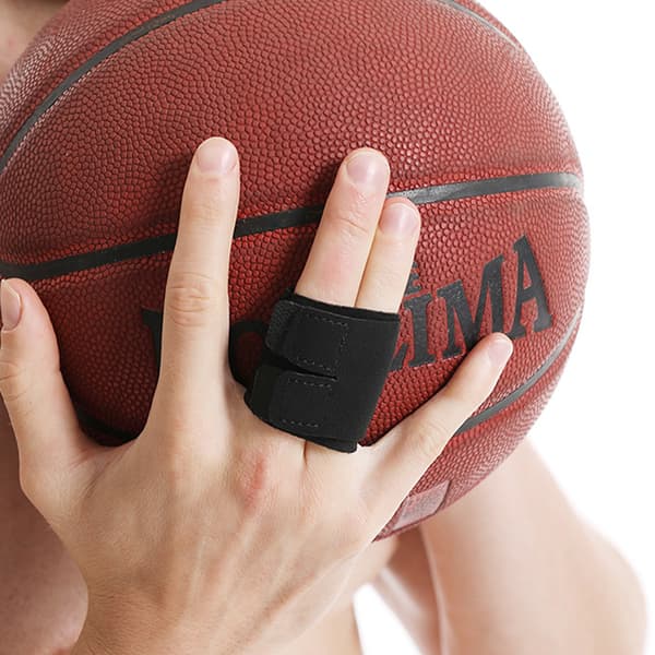 Sports Finger Support Sleeve - musta S S