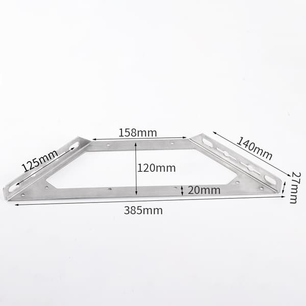 Kraftig L-vinkelhörnfäste - 2-pack