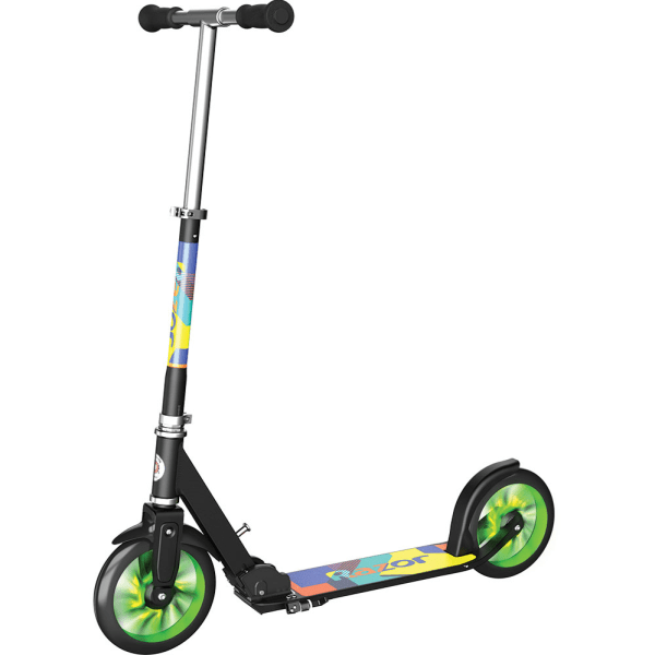 A5 Lux Light Up Scooter - Green Grön, Multifärg