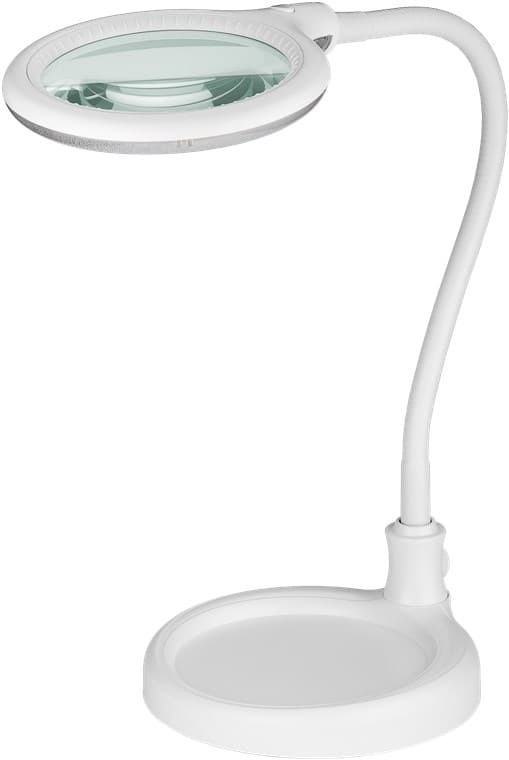 LED-suurennuslamppu jalustalla/pitimellä, 6 W