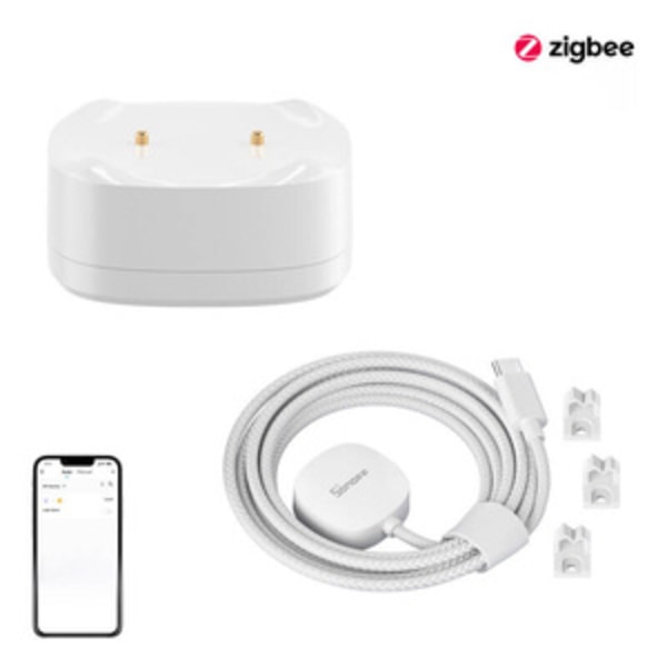 Vandlækage-/oversvømmelsessensorsæt ZigBee SONOFF SNZB-05P + kabel WLDC200