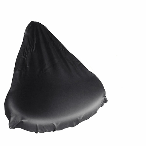 Vedenpitävä satulanpäällinen pyörälle musta