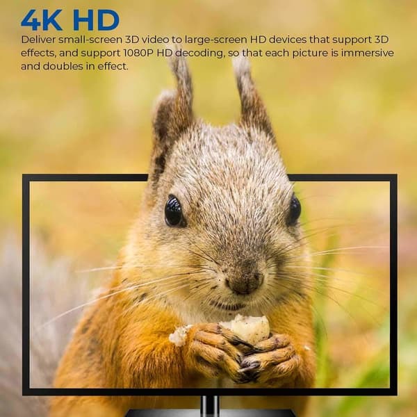 USB-C til HDMI-kabel 4K (2 meter) White White