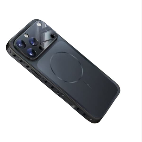 Magnetiskt Telefonskal Kompatibelt med iPhone 17 Pro Max - PC Glas, Stötsäkert, Värmeavledning