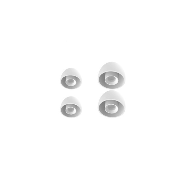 Støjreducerende ørepropper - Krydshårdesign for rolig søvn og koncentration White + Silver White + Silver