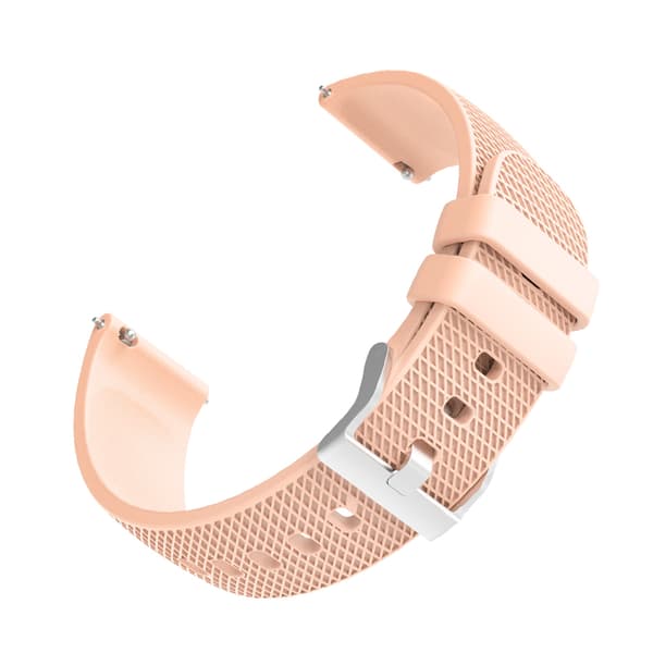 Silikonerem til ur - åndbar og komfortabel Pink M Pink M
