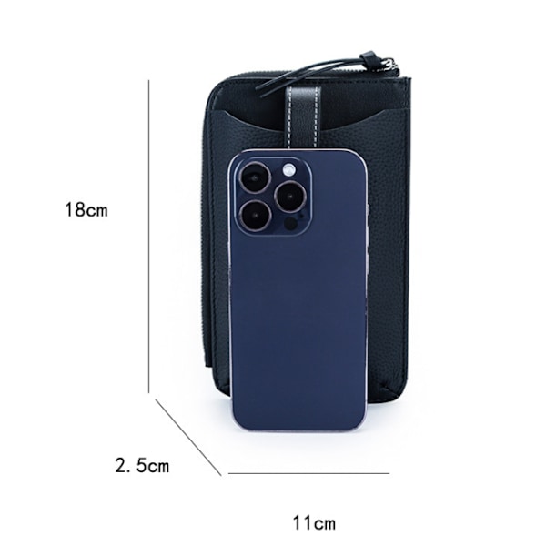 Pystysuuntainen Crossbody matkalaukku