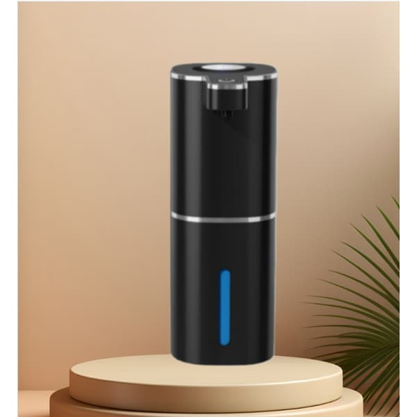 Sort berøringsfri sæbedispenser – USB genopladelig 400 ml, 0,3 s sensor, 1200 mAh batteri