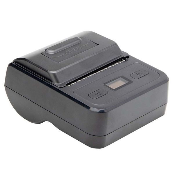 80mm Bærbar Bluetooth Termisk Printer - USB + Bluetooth Etiketprinter, Kompatibel med Android, iOS og Windows