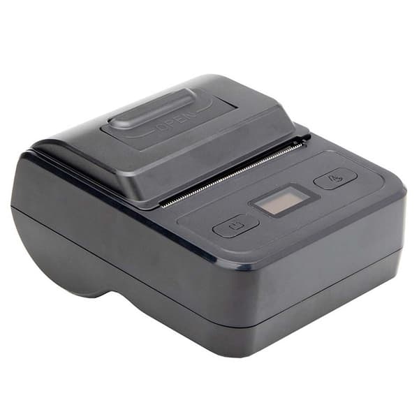 80mm Bluetooth Termisk Skrivare - Portabel USB + Bluetooth Etikettskrivare, Kompatibel med Android, iOS och Windows