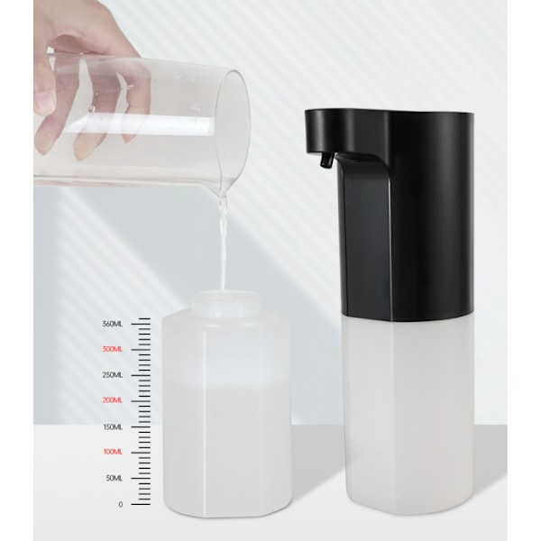 Smart Sensor Flydende Sæbedispenser - Skummende & Gel Sort