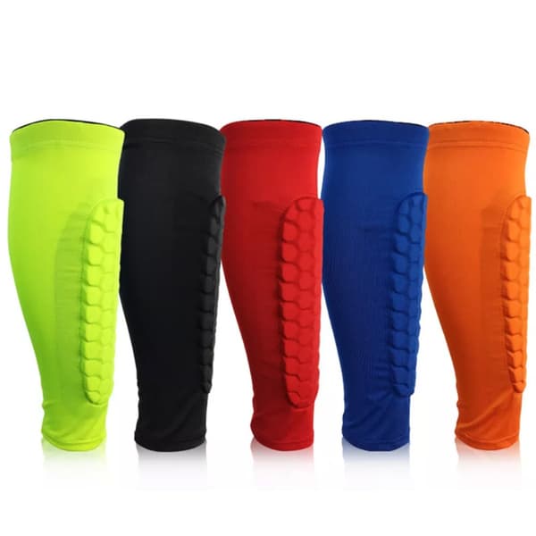 Honeycomb EVA Vadderade Kompressions Vadärmar Strumpor - 4-pack red+black M red+black M