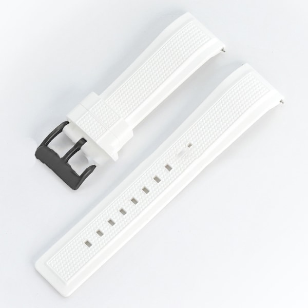 Klockarmband i Silikon för Huawei GT5/GT4/Watch4 Vit+svart 22 mm