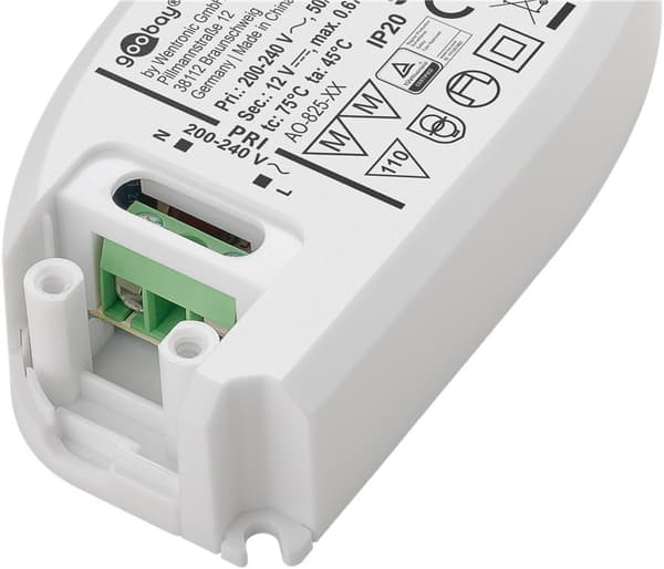 LED-transformator 12 V (DC) (DC), 8 W