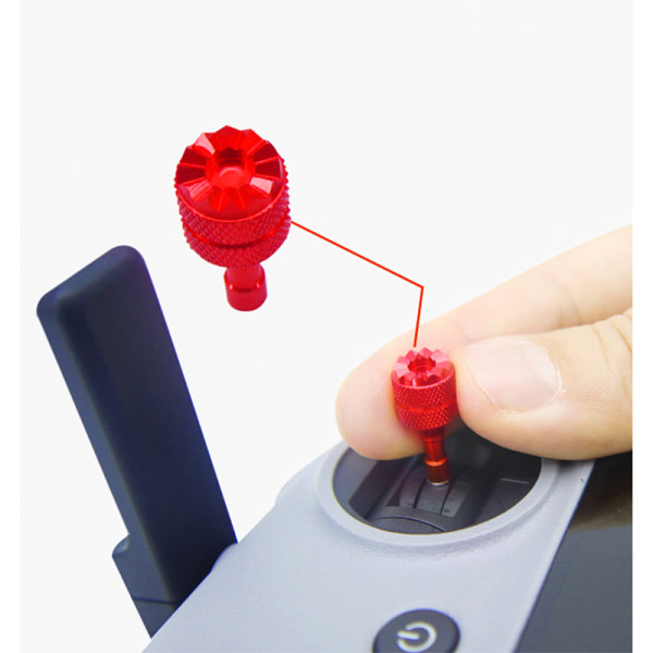 Fjärrkontroll Joystick Rocker för DJI Mini 3/4 Pro Röd