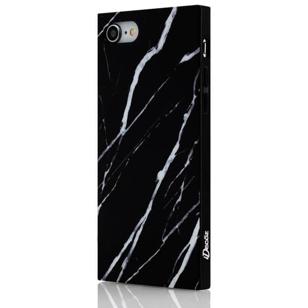IDECOZ-puhelinkotelo, musta marmori iPhone 8/7:lle