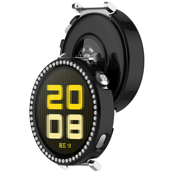 Huawei Watch GT5/GT4 41MM skyddsfodral med strassdetaljer Svart