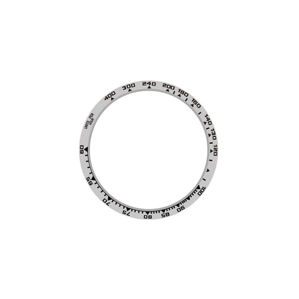 Sølv & Sort 45mm Rustfrit Stål Bezel Kompatibel med Samsung Galaxy Watch 5 Pro - Beskyttelse og Stil