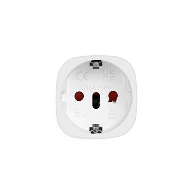 EU till Kina Reseadapter - Vit, Kompakt och Pålitlig