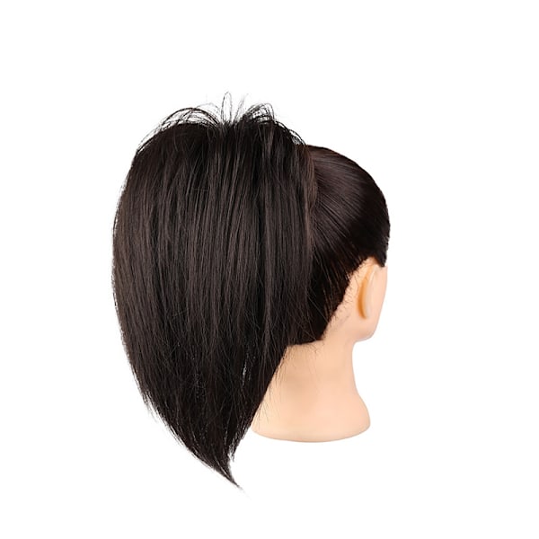 Clip in Ponytail Extension - Volumizer Claw Clip Hairpiece Svart