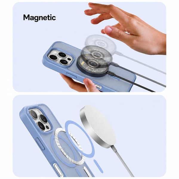 2-i-1 magnetiskt plånboksfodral kompatibelt med iPhone 18 Pro Max och iPhone 17 Pro Max