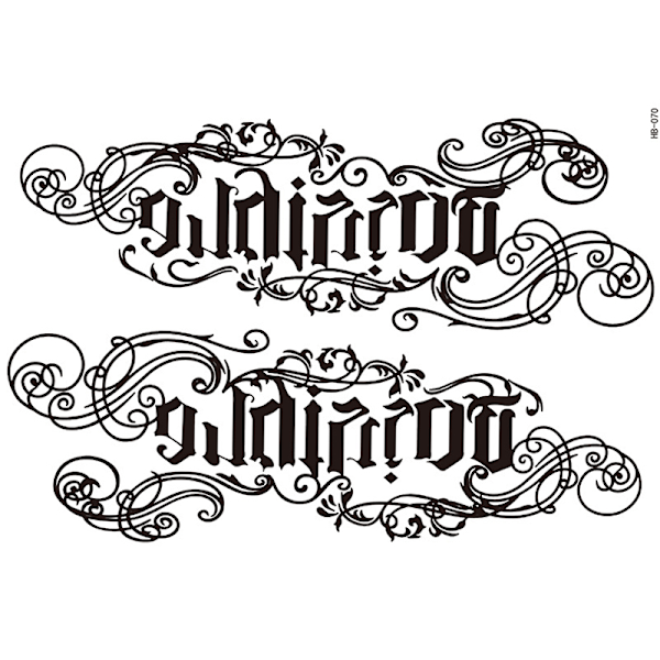 Tillfällig Tatueringsärm - 5-pack Modell 4