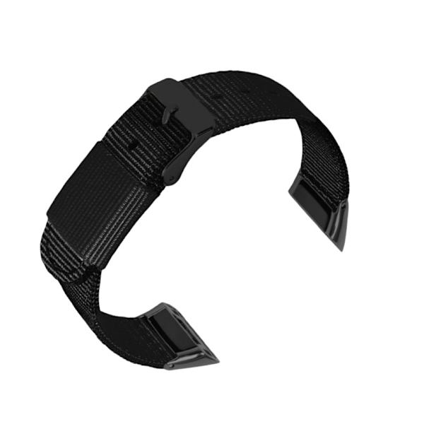 Nylon urrem til Honor Band 6 / Huawei Band 6 Sort